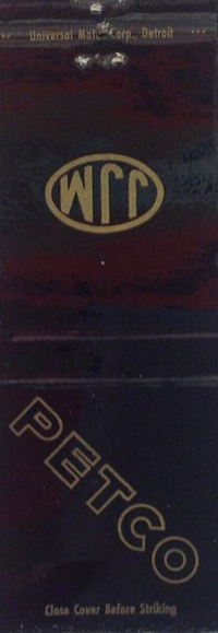 Petco Bar-B-Q - Matchbook (newer photo)